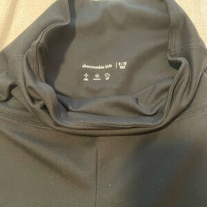 A&F kids girls active high waste flare leg yoga pants. 80%poly20%elastane.S9/10